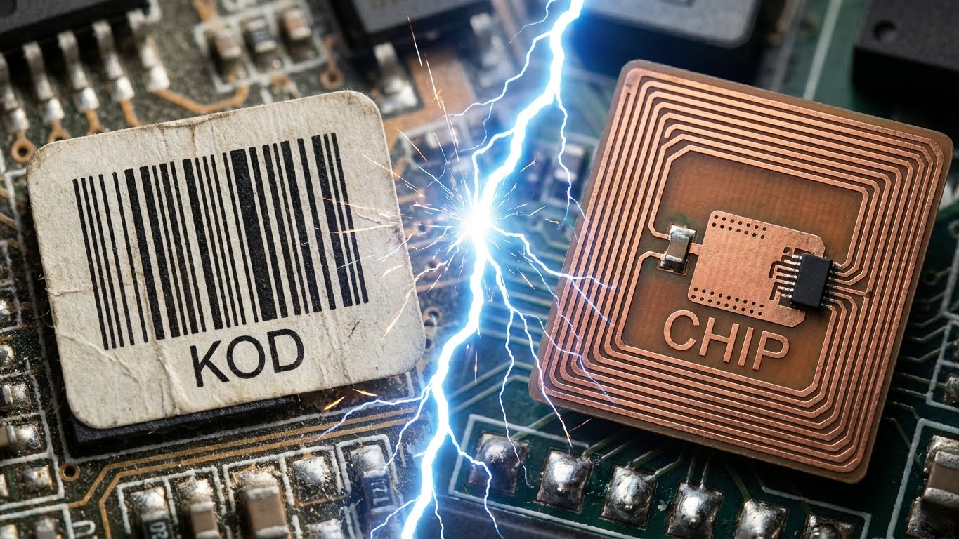 RFID vs Kody Kreskowe: Czy Twoja firma jest gotowa przepłacić za radiowe tagi?